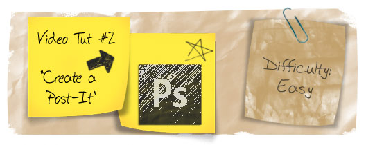 Create a post-it note in photoshop