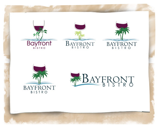 Bayfront Bistro Logo Design Concepts