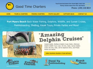 Website Design - Good Time Charters