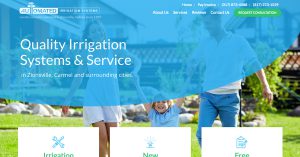 Web design for Automated Irrigation Systems