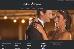 Port Royal Jewelers - Naples website design