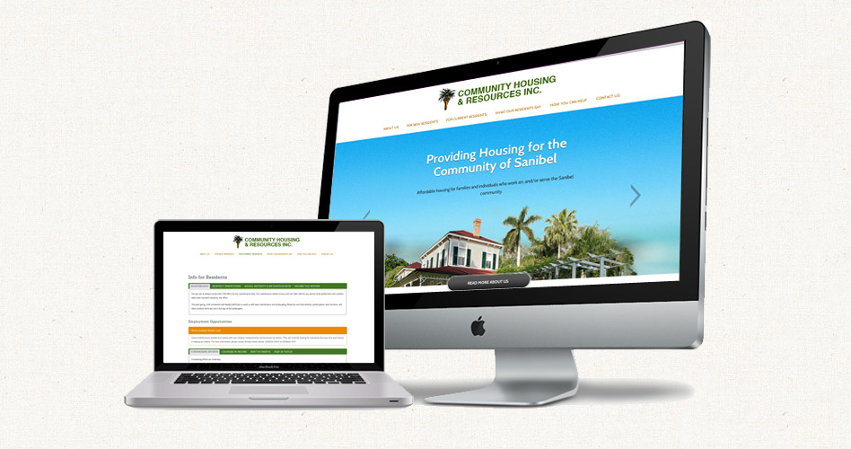 Sanibel CHR website design