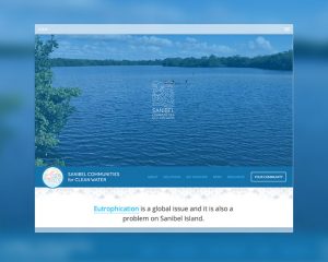 Website design for Sanibel Communities for Clean Water