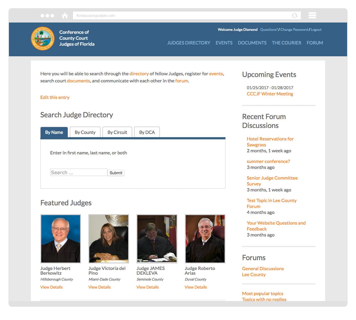 website-design-florida-judges